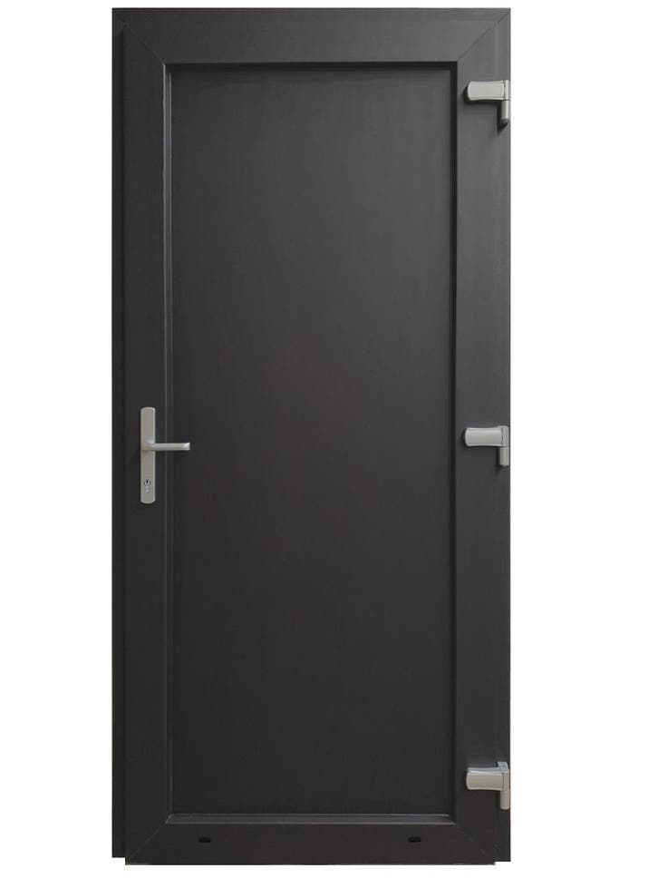 Deur antraciet vol paneel b98 x h204 buitendraaiend!, Doe-het-zelf en Bouw, Deuren en Vliegenramen, Nieuw, Glas, Kunststof, Metaal
