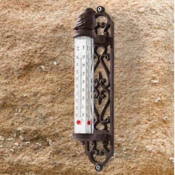 Thermometer - Gietijzer, Antiek en Kunst