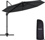 2dekans | LifeGoods Zweefparasol - 6 Standen - 360°, Tuin en Terras, Ophalen of Verzenden, Nieuw