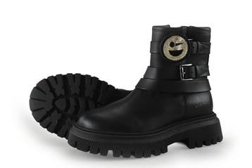 Nubikk Veterboots Meisjes in maat 28 Zwart, Kinderen en Baby's, Verzenden, Jongen of Meisje, Nubikk, Schoenen