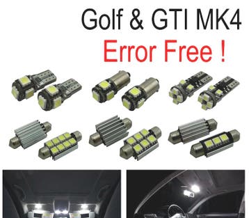 KIT 13 AMPOULES LED INTÉRIEUR POUR VOLKSWAGEN VW GOLF 4 MK4, Verzenden