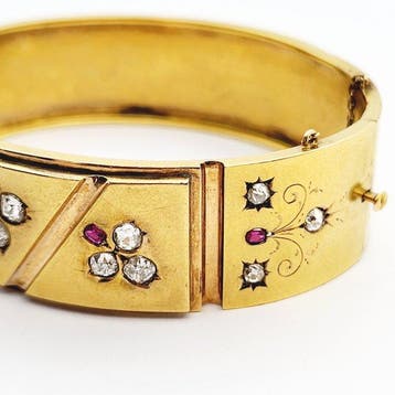 Armband - 18 karaat Geel goud - 1.41ct. tw. Diamant, Nieuw