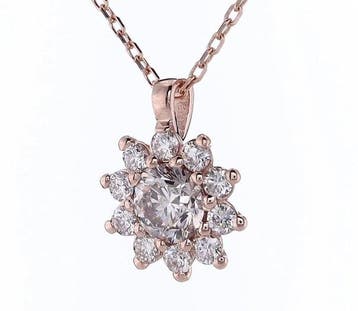 Zonder minimumprijs - Ketting met hanger - 14 karaat