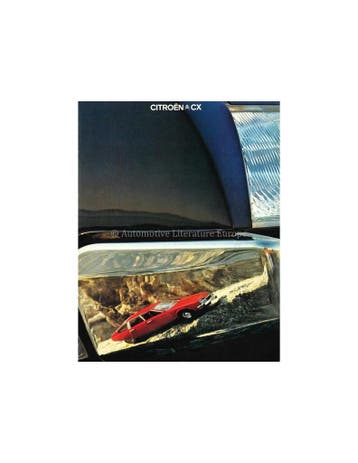 1979 CITROËN CX PROGRAMMA BROCHURE NEDERLANDS, Nieuw