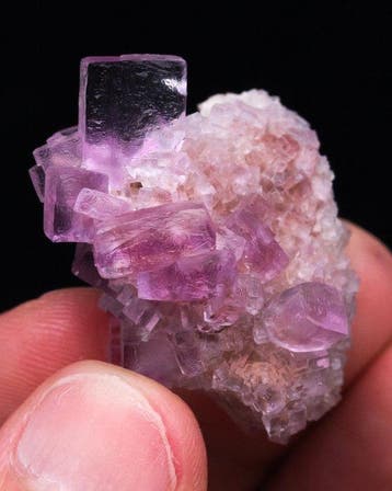 MINIATURE ESTHÉTIQUE DE FLUORITE sur la matrice - Hauteur :, Verzamelen