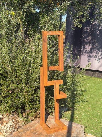 Ana Lucia B.M - Sculpture Corten - XL - No Reserve