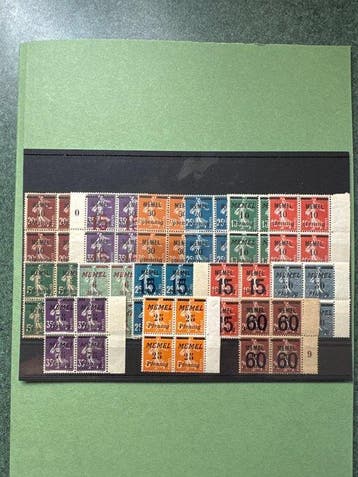 Memel 1920 - Memel-bezetting Litouws, Gestempeld