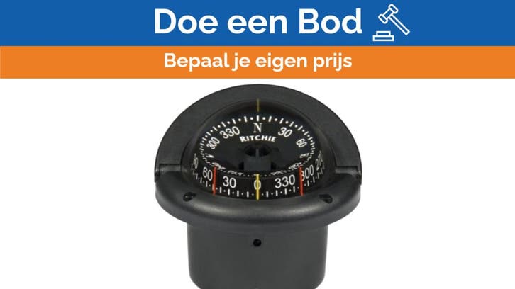 Bieden: Ritchie Helmsman Build-In Compass Black - HF-743 24V, Doe-het-zelf en Bouw, Gereedschap | Handgereedschap, Ophalen of Verzenden