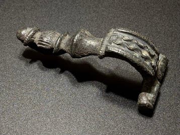 Oud-Romeins Brons Rijk versierde broche van de fijnste stijl, Antiek en Kunst