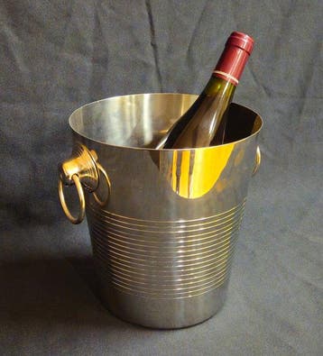 Létang Rémy - Champagne koeler - 18/10 roestvrij staal, Antiquités & Art