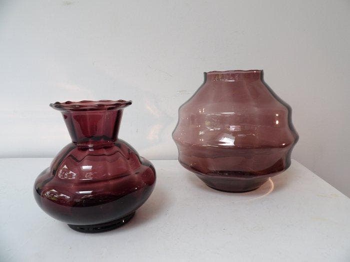 Doyen - Vaas (2) - Glas, Antiek en Kunst, Kunst | Designobjecten