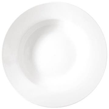 Diepe Borden | ATHENA | Porselein | Wit | 6 Stuks | Ø228mm, Verzenden