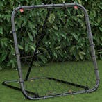 vidaXL Voetbalrebounder verstelbaar 84x73x60-80 cm staal, Sport en Fitness, Voetbal, Verzenden, Nieuw