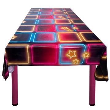 Disco Fever Tafelkleed 1,8m, Hobby & Loisirs créatifs, Articles de fête, Verzenden