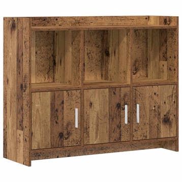 vidaXL Dressoir Oud hout 98,5 x 33 x 80 cm Bewerkt hout, Verzenden, Nieuw
