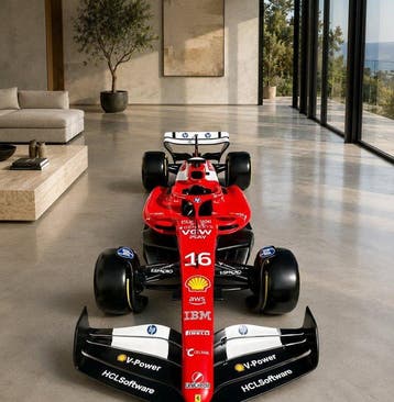 Artwork - Ferrari - Ferrari Concept 16 - Sculpture F1 100cm, Nieuw