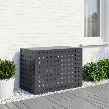 vidaXL Air Conditioner Hoes Antraciet 100 x 50 x 70 cm Staal, Verzenden, Nieuw