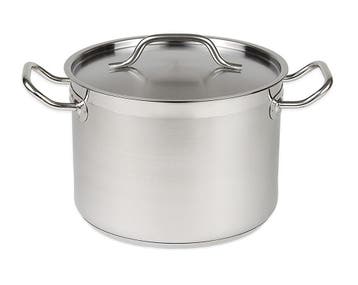 Kookpan | RVS | 10L | Div. Warmtebronnen | Incl. Deksel |, Verzenden