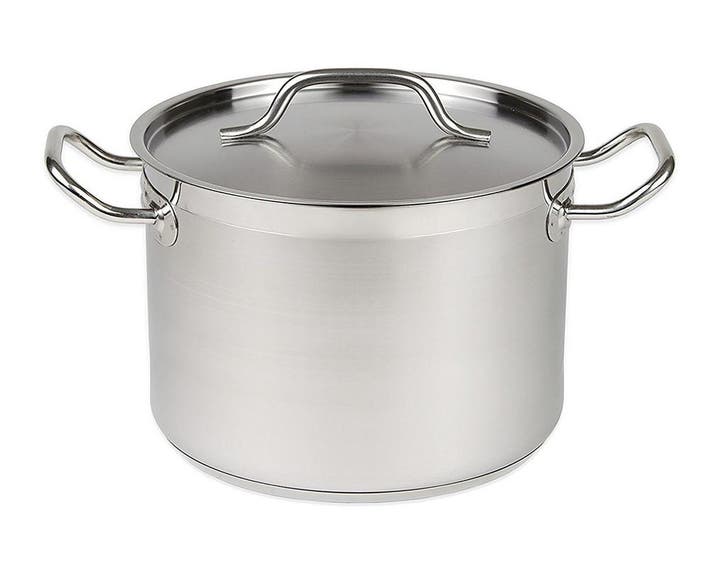 Kookpan | RVS | 10L | Div. Warmtebronnen | Incl. Deksel |, Articles professionnels, Horeca | Équipement de cuisine, Envoi