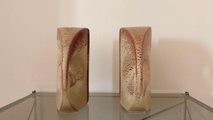 Bertoncello - BERTONCELLO - Vaas (2) - Keramiek - Paar vazen, Antiek en Kunst, Curiosa en Brocante