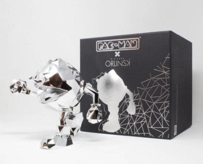 Richard Orlinski (1966) - Pac Man Chromed By Richard, Antiek en Kunst, Kunst | Designobjecten