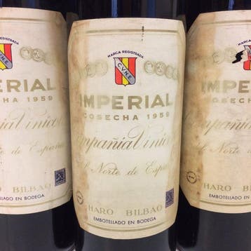 1959 C.V.N.E. Imperial - Rioja Reserva - 5 Halve flessen, Nieuw