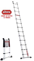 Altrex telescopische ladder Smart Up Active 11 sporten, Doe-het-zelf en Bouw, Ladders en Trappen, Nieuw, Ophalen of Verzenden