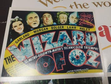 Mago de oz - The Wizard of Oz - Poster with 8 lobby cards, Nieuw