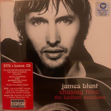 James Blunt – Chasing Time: The Bedlam Sessions (CD, DVD,, Verzenden, Gebruikt