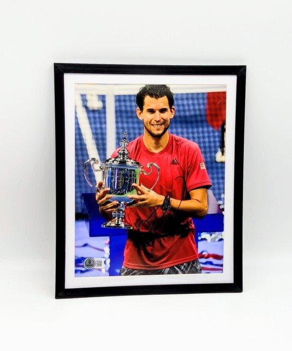 Dominic Thiem - Foto, Beckett-gecertificeerde handtekening, Verzamelen, Overige Verzamelen
