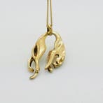 Zonder minimumprijs - Ketting met hanger Zilver, Verguld -