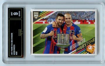 Panini - Lot of 2 - 2017 Fifa 365 Messi/Iniesta GMA 9 & 2012, Nieuw