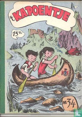 Kapoentje, t (tijdschrift) - t Kapoentje 34 - 1957, Eén stripboek, Verzenden, Zo goed als nieuw