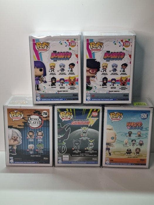 Funko - Funko Pop Animation Lot: Naruto Shippuden / Gundam /, Antiquités & Art, Antiquités | Jouets