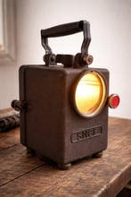 SNCF - Lampada Ferroviaria Industriale SNCF Wonder - Lampe -, Antiquités & Art