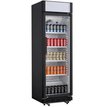 Koelkast | 346L | Zwart | 0°C/+10°C | Statisch + Ventilator, Verzenden, Nieuw in verpakking