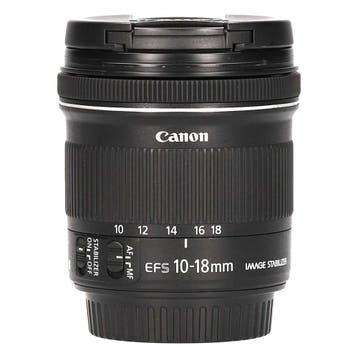 Canon EF-S 10-18mm f/4.5-5.6 IS STM met garantie, Ophalen of Verzenden
