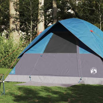 vidaXL Koepeltent 6-persoons waterdicht blauw, Verzenden, Nieuw