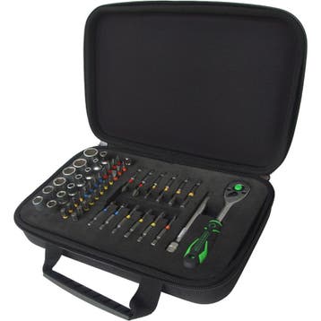 Competition 1/4 Mini Bit Dopsleutelset 51-delig, Verzenden, Nieuw