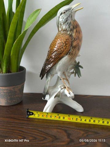 Karl Ens, Volkstedt - Beeldje - Thrush - Porselein