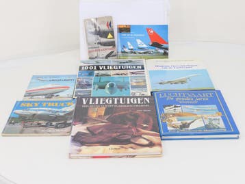 Set van 8 luchtvaartboeken – vliegtuigen & luchtvaartgesc., Boeken, Vervoer en Transport, Ophalen of Verzenden, Nieuw