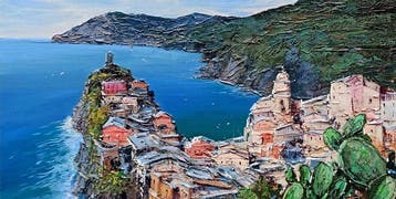 Vincenzo Caiazza (1977) - Panorama of Vernazza
