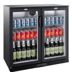 Barkoeler Zwart met 2 Deuren, Verzenden, Nieuw in verpakking, Koelen en Vriezen