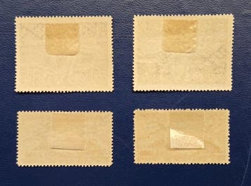 Cité du Vatican - 4 timbres-poste aérien inutilisés, Gestempeld
