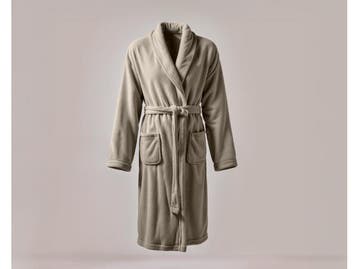 Veiling - Dreamhouse Badjas Coral Fleece M/L Taupe, Kleding | Heren, Jassen | Winter, Nieuw