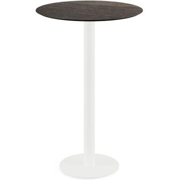 Inklapbare Statafel | URBAN | HPL/RVS | Houtlook Blad | Wit, Verzenden