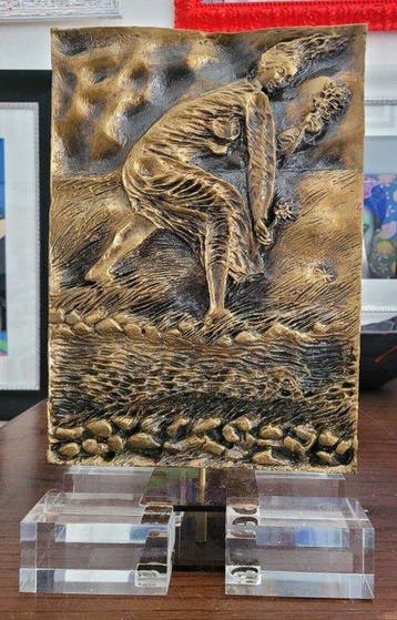 Pericle Fazzini (1913-1987) - sculptuur, Matelda - 34 cm -