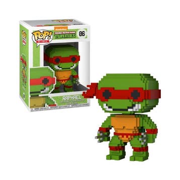 Funko Pop! 8-Bit: Teenage Mutant Ninja Turtles - Raphael #06, Collections, Jouets miniatures, Verzenden