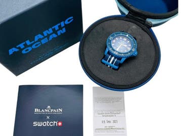 Veiling - Blancpain x Swatch | Bioceramic Scuba Fifty Fathom, Bijoux, Sacs & Beauté