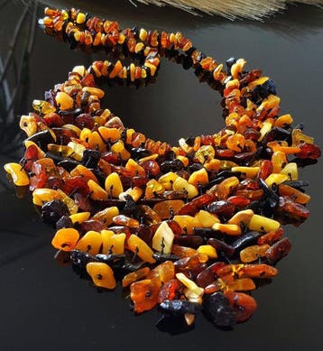 Amber Natuurlijke Baltische barnsteenketting- 62 g